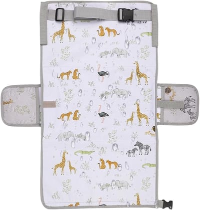 Vliegtuigbed Kinderen - Reisbed Vliegtuig - Comfortabel Reizen - Snel Opvouwbaar - 76 x 445 cm - Meerkleurig