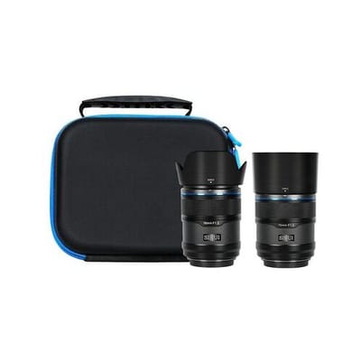 Sirui Sniper 16mm + 75mm f/1.2 APS-C autofocus objectievenkit Carbon  Sony E-bevestiging zwart