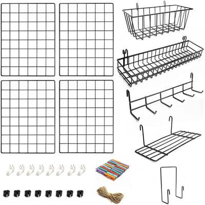MKSS® Wandorganizer - Wandopberger - Wandplank Organizer - Zwart