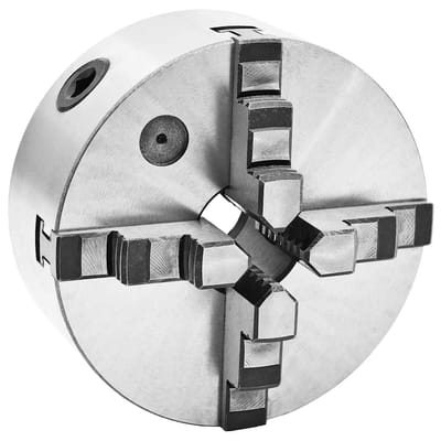 vidaXL - Klauwplaat - met - 4 - bekken - zelfcentrerend - 160 - mm - staal - K12 - 160
