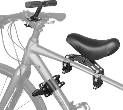 Thijox - Mountainbike Kinderzitje Voor, Fietszitje Voor Kinderen, Voorfietszitje Vooraan, Veilig en Comfortabel, Geschikt Voor De Meeste Mountainbikes