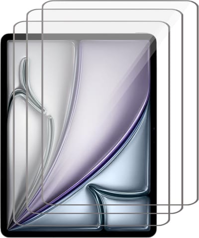 Screenprotector geschikt voor iPad Air 11 inch 2024 - 3x Gehard Glas Screen Protector GlassGuard