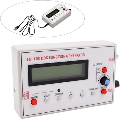 Frequentiegenerator en Signaalgenerator 1Hz-500kHz - Sinus, Vierkant, Driehoek, Zaagtand Golfvormen