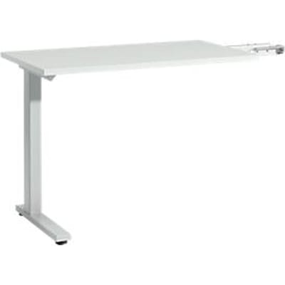 Schäfer Shop Select Aanbouwtafel Start Off, voor T-poot, rechthoekig, B 1000 x D 600 x H 735 mm, lichtgrijs
