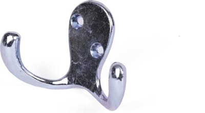 Benson Kapstokhaak - 2 metalen haken - inclusief schroeven - per stuk
