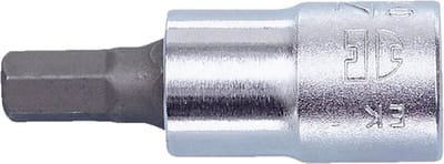 Wurth - 1/4 inch dopsleutel inbus - 1/4" dopsleutel inbus Voor binnenzeskantbouten, metrisch Soort aandrijving Binnenvierkant Sleutelwijdte 0 - Aansluiting 3 mm