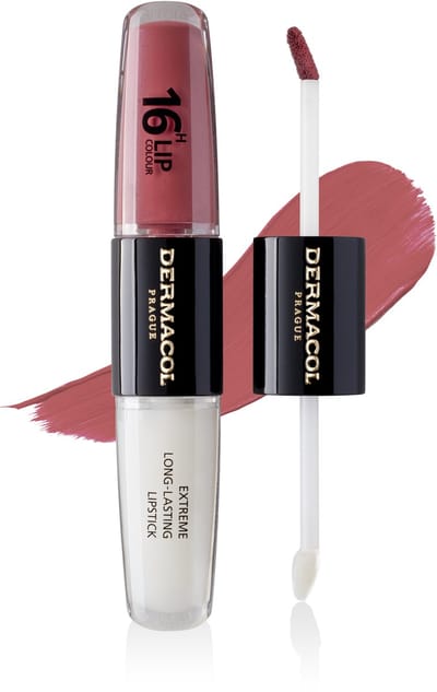 Dermacol 16-uurs Lipkleur - 2-Fasen Langdurige Lipkleur - Kusbestendig - Waterproof- Veegvast - 8 ml - n. 12