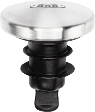 OXO - Wijnflesstop - SteeL - Set 2 stuks