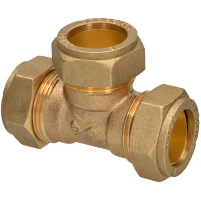 Sanivesk Knel T-stuk 22x22x22mm