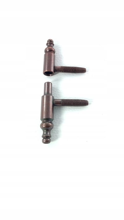 Decoratieve Bronzen Deurscharnieren Set - Ø 13 mm