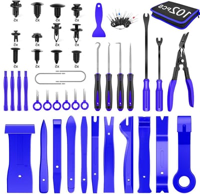 Gereedschapsset Verwijderen - Bekledingsgereedschap Kit - Auto Bekleding Verwijderen - 102 Delige Set - Niet gespecificeerd - Niet gespecificeerd