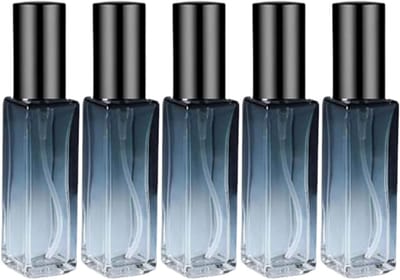 Set van 5 herbruikbare 10ml glazen parfumatomizers - Draagbare sprayflessen voor reizen, vakantie en zakelijke doeleinden