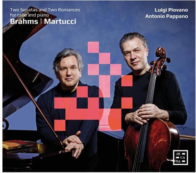 Luigi Piovano & Antonio Pappano - Brahms: Two Sonatas And Two Romances For Cello And Piano (CD)