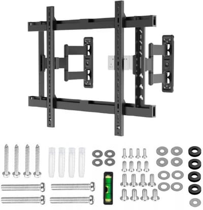 A-PEQ DY834 SlimFit Ultra Platte TV Muurbeugel | Draaibaar & Kantelbaar | Ideaal voor 55-90 Inch TV's