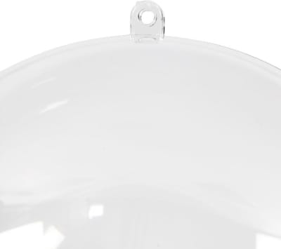 Deco ballen, d 13,6 cm, transparant, 1 stuk