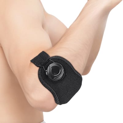 U Fit One 1 Stuk Spansysteem Elleboog Brace - Aanpasbare Elleboogbrace - Tennisarm Brace - Arm Brace - Tenniselleboog