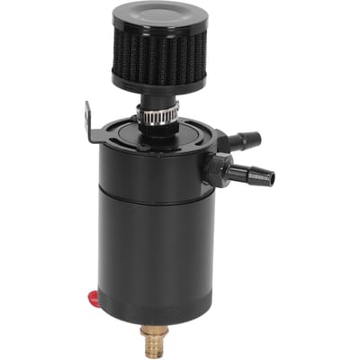 Olie Opvangtank Zwart Milieuvriendelijk Zeer Effectief Lucht Olie Separator Tank Reservoir Kit Universeel voor Auto's black