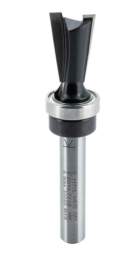 Dovetail Frees - Houtbewerking Frees - Verbindingen Maken - Kogellager Geleiding - 8 mm Schacht