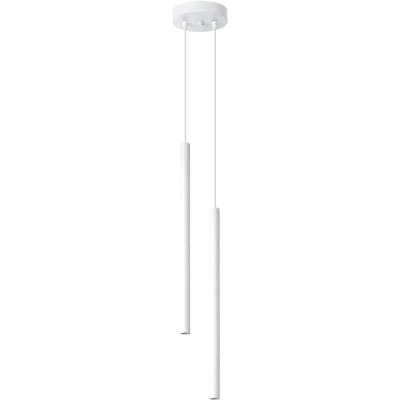Sollux Lighting Hanglamp Pastelo - G9 - wit - staal - 118x15x15cm