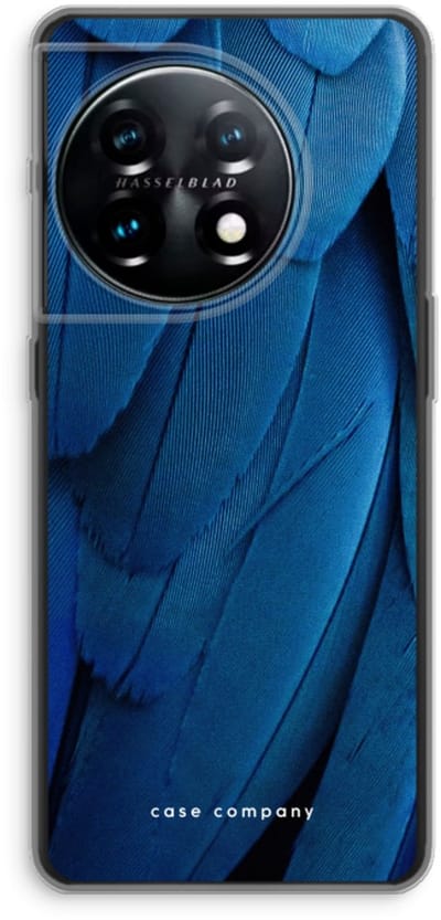 Case Company® - Hoesje geschikt voor OnePlus 11 hoesje - Pauw - Soft Cover Telefoonhoesje - Bescherming aan alle Kanten en Schermrand