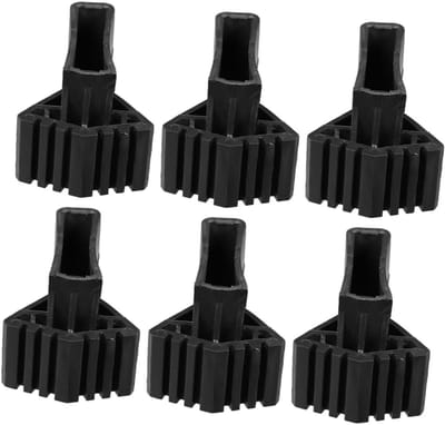 6Pcs Telescopic Ladder Foot Cover Ladder Foot Mat Ladder Cover Folding Ladder Feet Ladder Feet Foot Mat Ladder Protective Cushion Attic Ladder Feet Covers Rubber