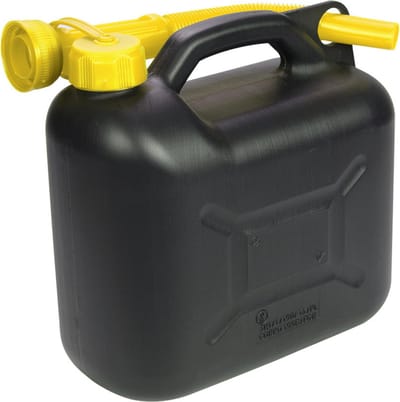 Lifetime 5L Kunststof Jerrycan - UN-gekeurd - Zwart & Rood - ADR Geschikt