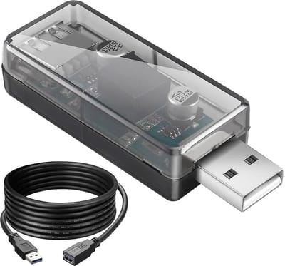 USB Isolator Module voor Veilige Gegevensoverdracht en ESD Bescherming met USB Verlengkabel en 12Mbps Snelheid