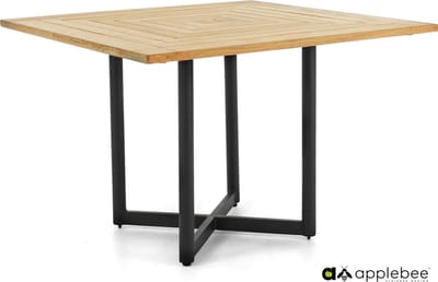 AppleBee Tuintafel Jakarta Teak 110 x 110 cm