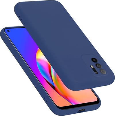 Cadorabo Hoesje geschikt voor Oppo A94 5G in LIQUID BLAUW - Beschermhoes gemaakt van flexibel TPU silicone Case Cover