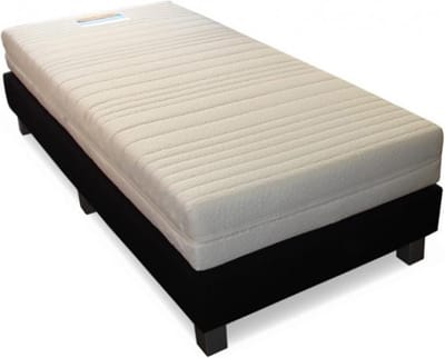Boxspring + Pocketvering Matras - 1 Persoons - 90x200 - Bedden4045