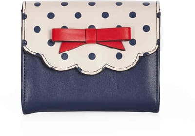 Banned - Poppy Polka Dames portemonnee - Wit