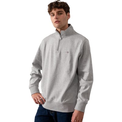 Gant heren Shield Sweatshirt met halve rits