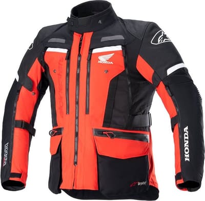 Alpinestars Honda Bogota' Pro Drystar Jas Helderrood Zwart - Jas