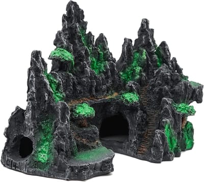 aquarium bergzicht stenen aquarium landschapsarchitectuur sierrotstuin grot decoratie aquarium schuilplaats decoratie aquarium