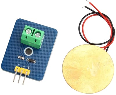 Allecto - Piëzo Trillingssensor - Analoge Output - 30mm x 23mm - Sensor Module - Geschikt voor Arduino - DIY