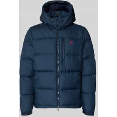 regular fit donsjack met gestikt logo