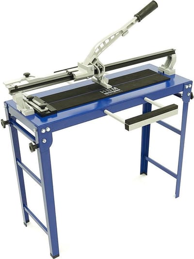 HBM 600 mm. Professionele Heavy Duty Tegelsnijder Inclusief Onderstel en 2 Snijwielen