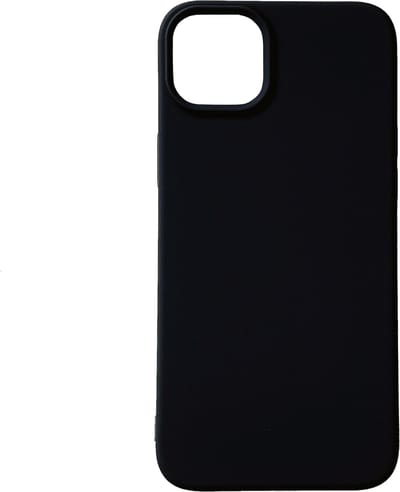Casemania Hoesje Geschikt voor Apple iPhone 14 Plus - Zwart - Extra Stevig Siliconen Back Cover