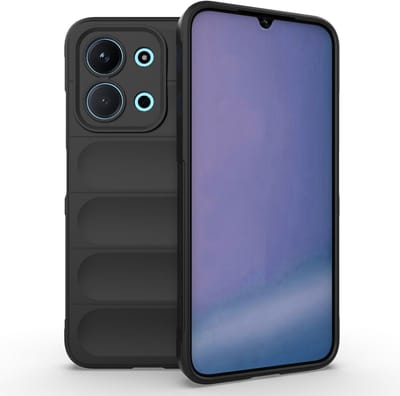 MobyDefend Hoesje - Geschikt voor Xiaomi Redmi 15C 4G - TPU Gripcase - Zwart