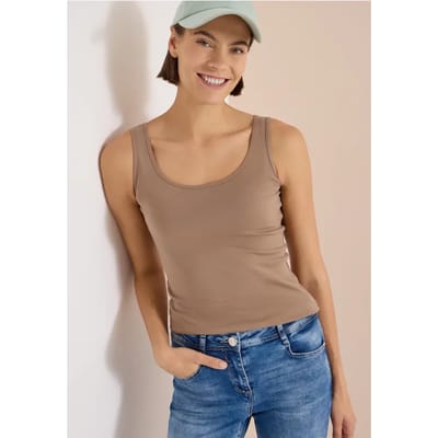 Basic top in effen kleur
