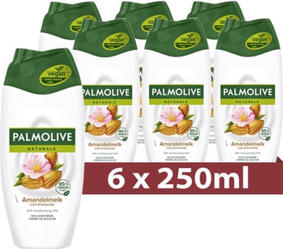 Palmolive Naturals - Douchegel - Almond & Milk - 6 x 250ml - Voordeelverpakking