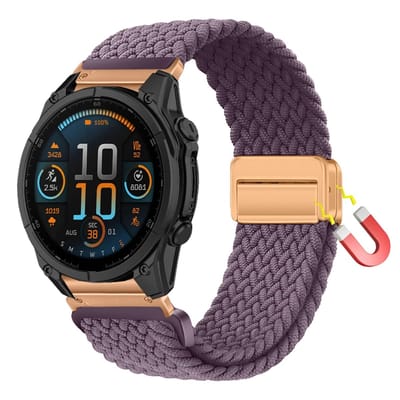 Dailygoods - 20 mm Quickfit-bandjes voor Garmin Horloges - Verstelbare Nylon Horlogeband