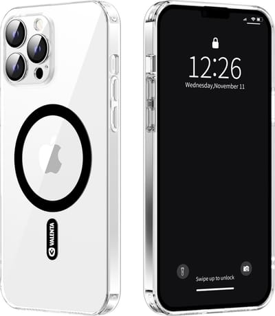 Valenta - Back Cover Glass - 9H - Camera bescherming - geschikt voor magnetische Apple accessoires -Transparant - iPhone 13 Pro