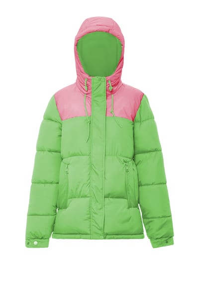 Mymo Gewatteerd gewatteerd jack Dames Sappig groen roze