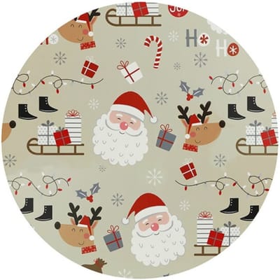 Unique Living - Placemat Present - Ø38cm - Multikleur