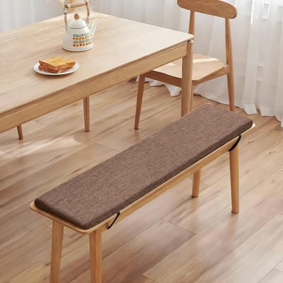 Zitkussen voor Buiten 100x40x5cm - Dikke Wasbare en Antislip Tuinbank Kussen voor Binnen en Buiten, Grasgroen