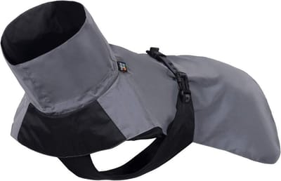 Rukka Pets Shine regenjas - Reflecterende hondenjas - Waterafstotend materiaal – Lichtgewicht - Kleur: Reflecterend grijs, Maat: Maat 30