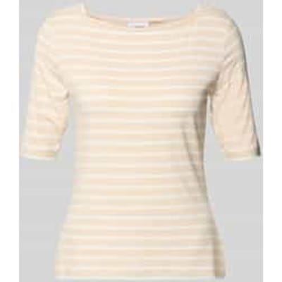 T-shirt met boothals