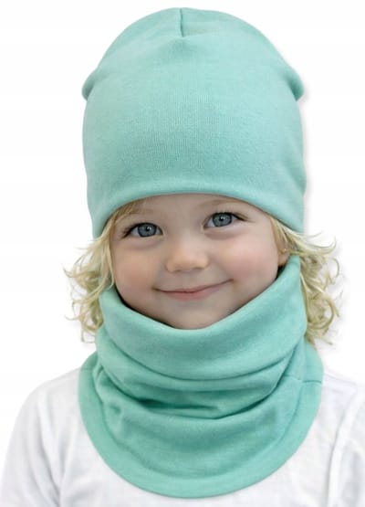 Dartomik - Kinder Set - Hoed en Sjaal - Oeko-Tex - Katoen