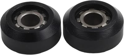 Roeimachine Wielen - Zitwieltjes Reserveonderdelen - Soepele Beweging - Duurzaam Kunststof - 31x15mm - Zwart